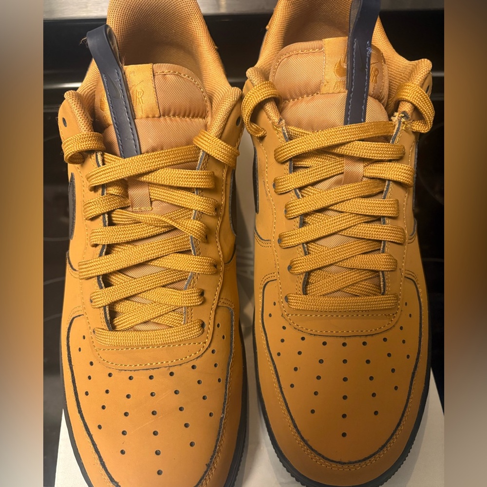 Size 11 - Nike Air Force 1 Low Wheat Black